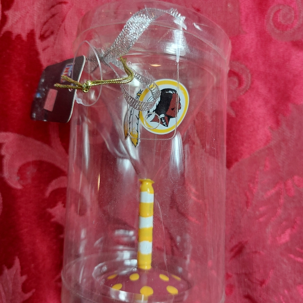 Washington Redskins martini Ornament NFL